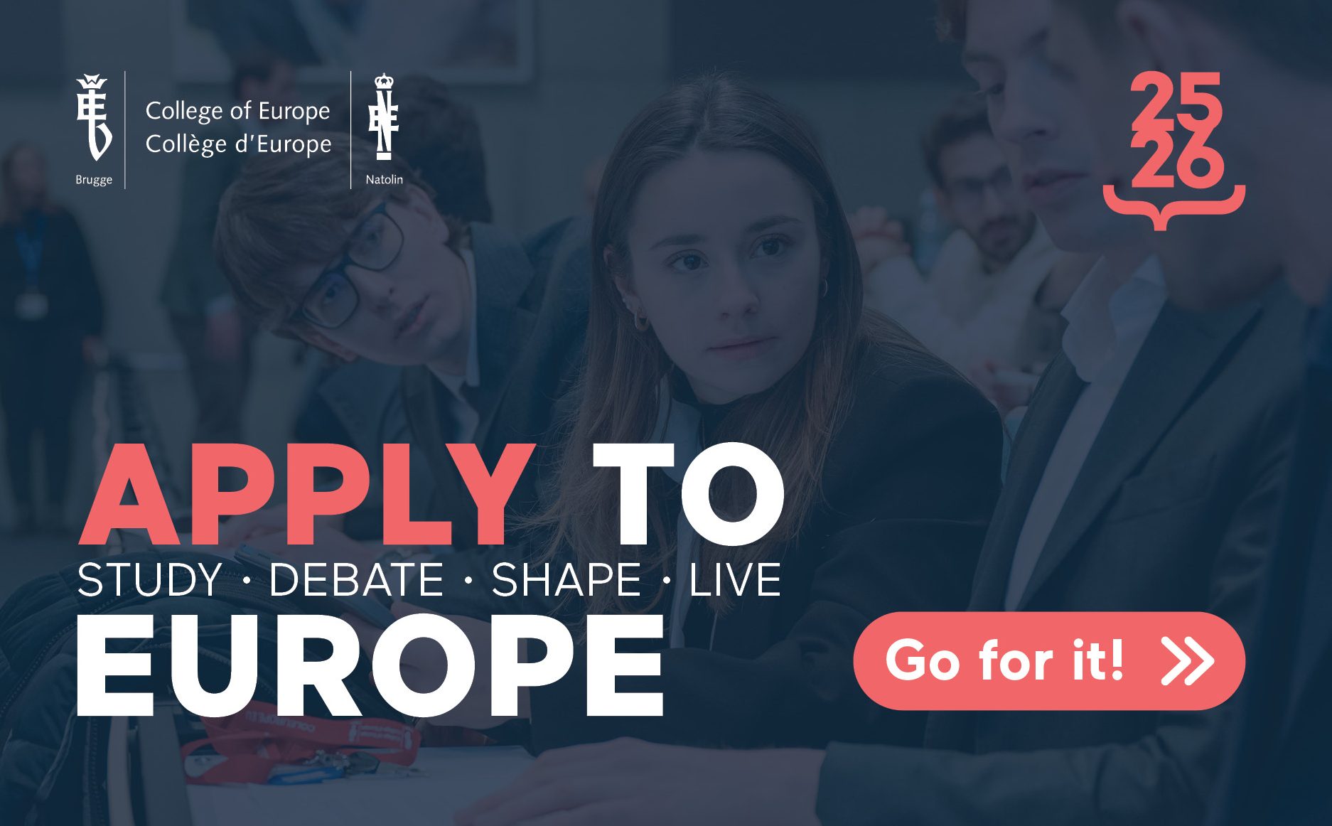 College of Europe offers full scholarships for students from Eastern Partner countries for Academic Year 2025/2026